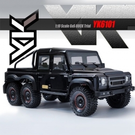1:10 YK6101 pro 6X6 ROCK Trial 락 트라이얼RTR 6륜(블랙)yk4series bes7